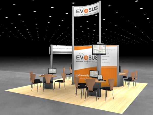 DM-0565 Trade Show Exhibit -- 20' x 20' 
Version 